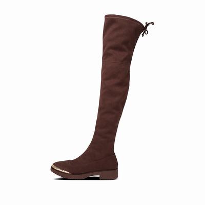 Fitflop Women's COSEMA Stretch Over The Knee Boots - Brown, MS3425706